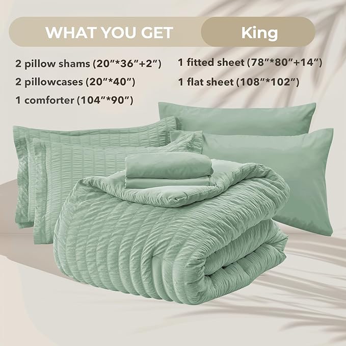 Comforter Set - King - 7 Piece