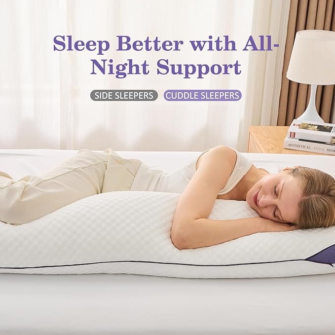 Memory Foam Cooling Bed Pillow - Full
