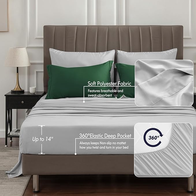 Microfiber Comforter Set - King - 7 Piece