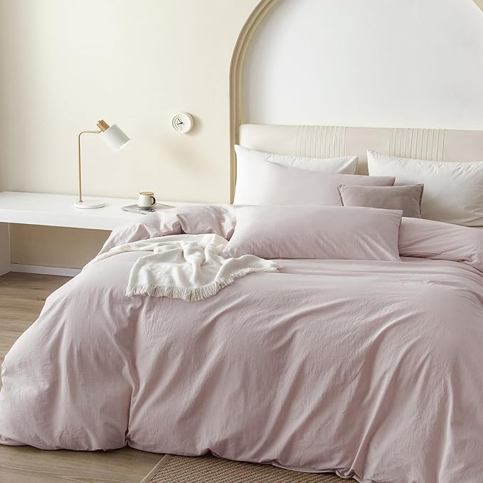Linen Duvet Cover Set - King - 3 Piece
