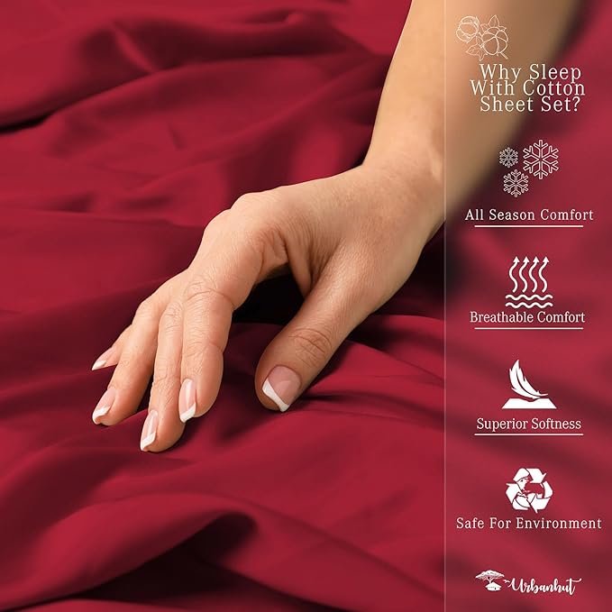 Bed Sheet Set - Queen - 16 in Deep Pocket - 4 Piece
