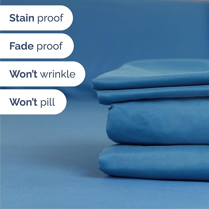 Cooling Bed Sheet Set - King - 16 in Deep Pocket - 6 Piece