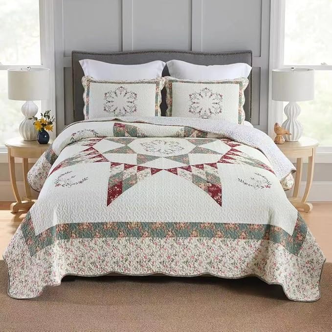 Quilt Set - King - 3 Piece