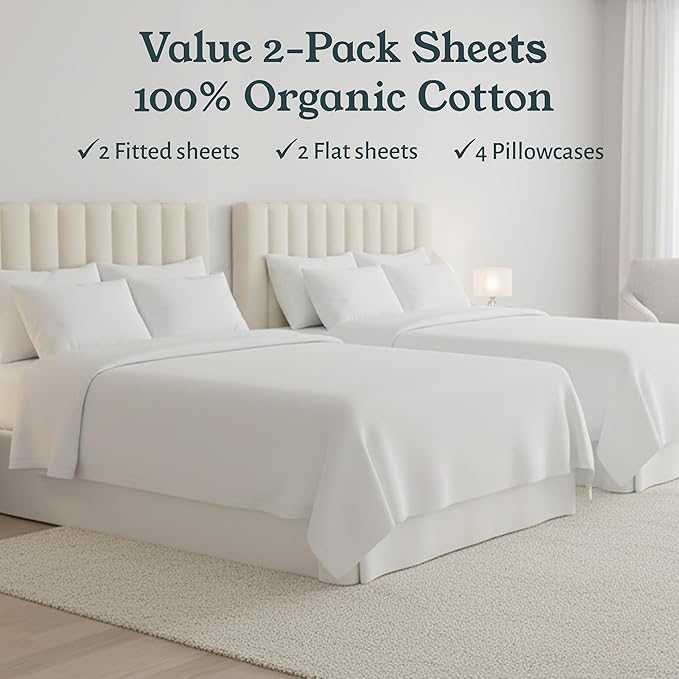 Bed Sheet Set - Full - 2 Pack