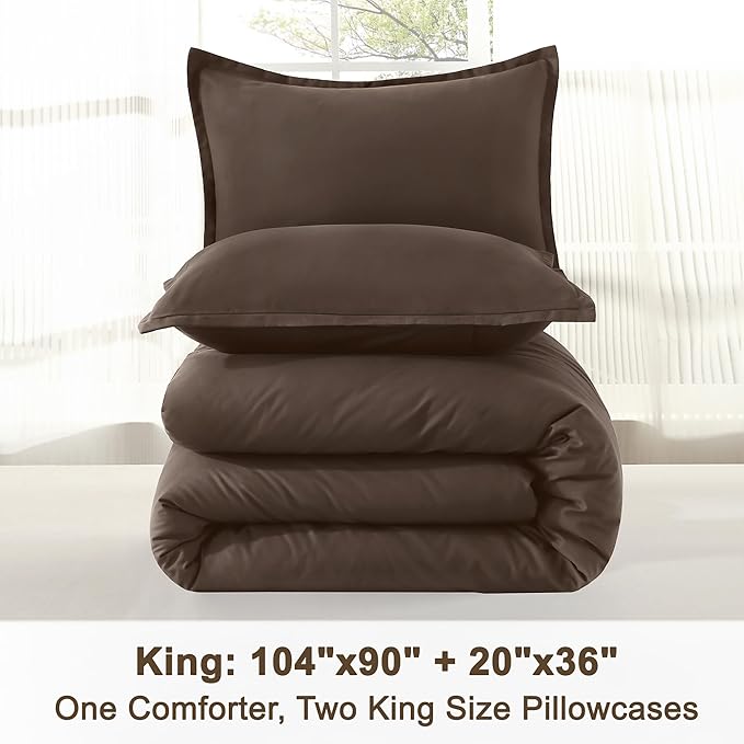 Comforter Set - King - 104 x 90 in - 3 Piece