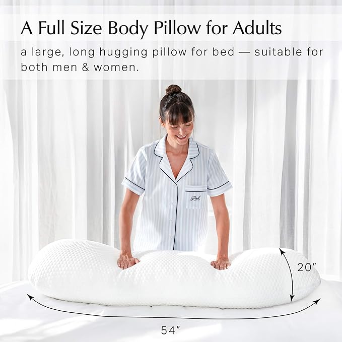 Microfiber Body Pillow - Full - 20 x 54 in