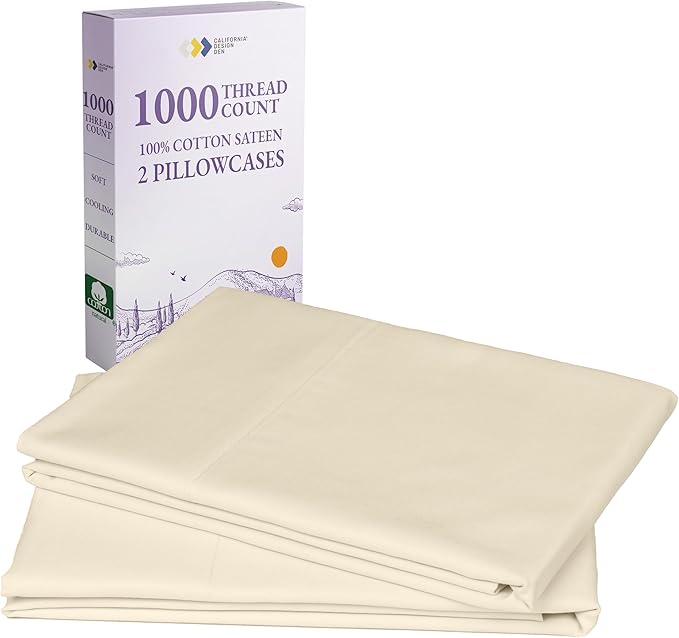 100% Cotton Pillowcase Set - Queen - 2 Piece