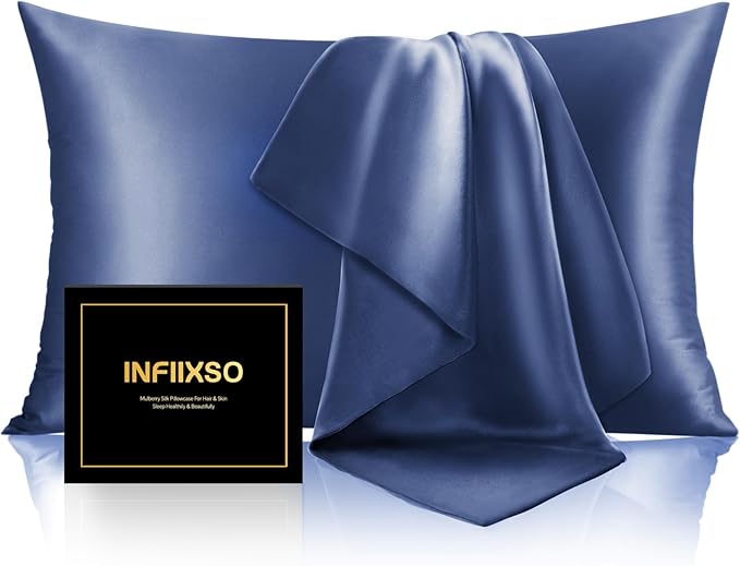 Mulberry Silk Cooling Pillowcase - Standard - 20 x 26 in