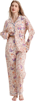 Women's 100% Cotton Pajama Set - Long Sleeve