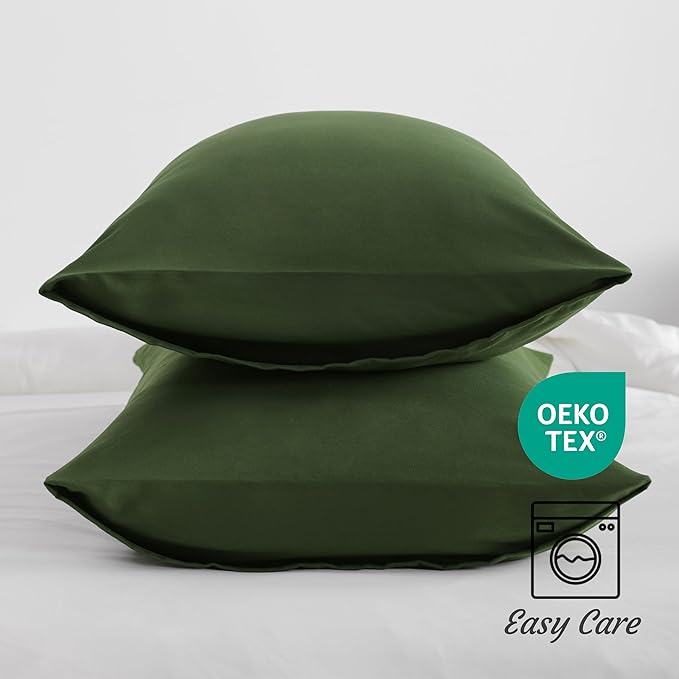 Microfiber Pillowcase Set - Queen - 20 x 30 in - 2 Pack