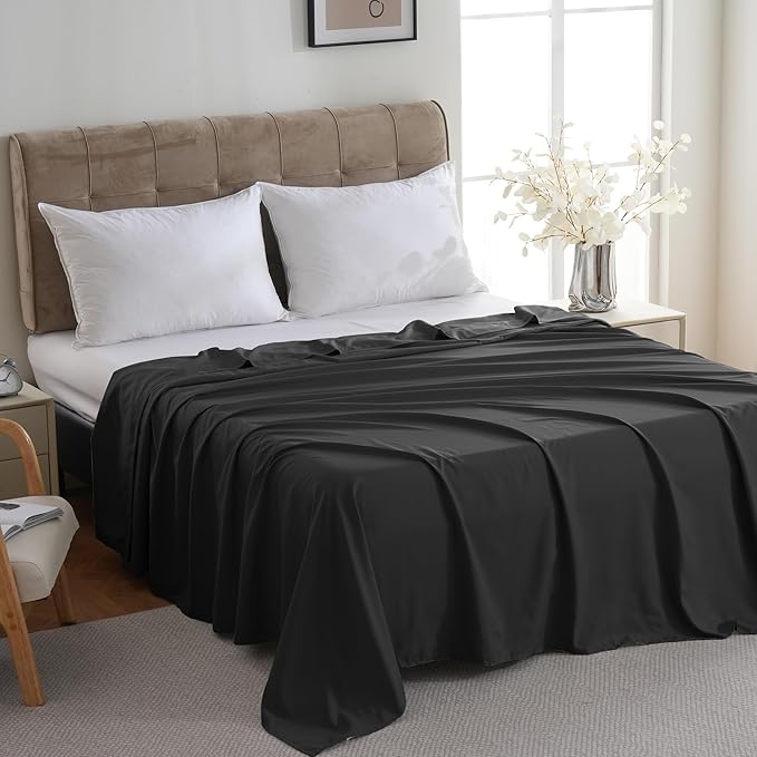 Microfiber Hypoallergenic Flat Sheet - Twin