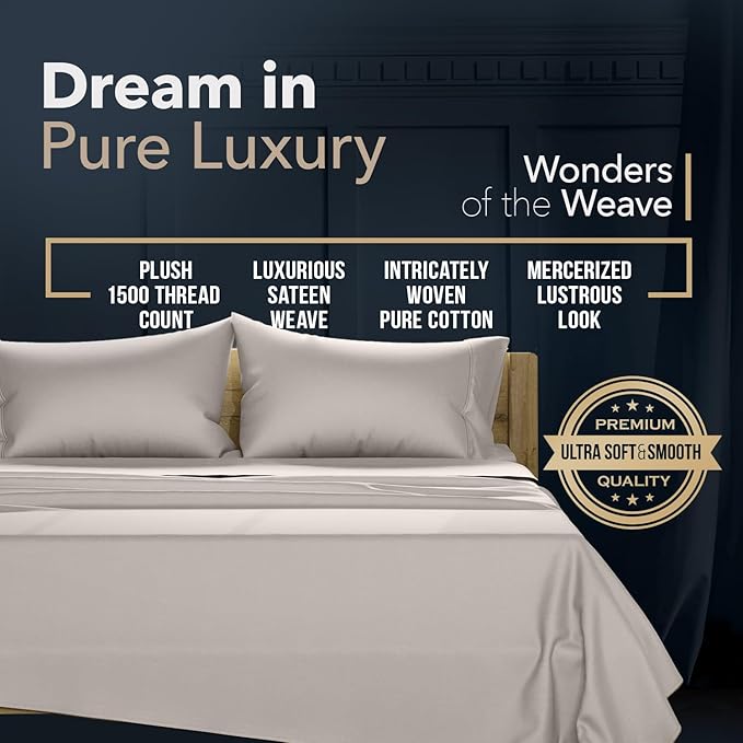 Linen Cooling Bed Sheet Set - California King - 4 Piece