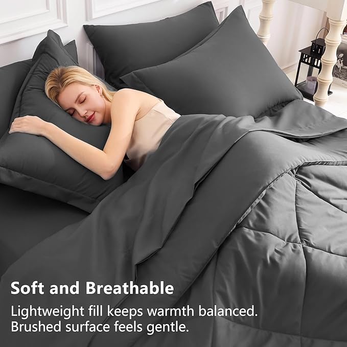 Down Alternative Comforter Set - King - 7 Piece