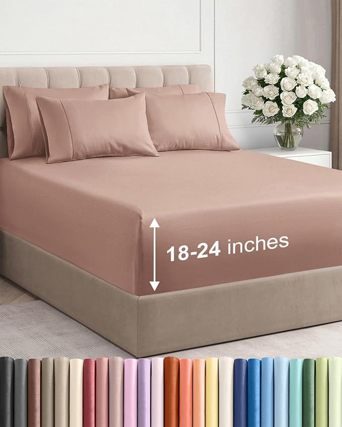 Cooling Bed Sheet Set - Full - 6 Piece
