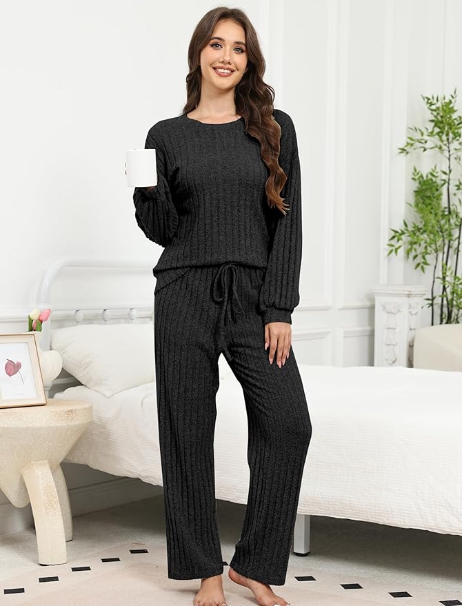 Women's Pants Pajama Set - Long Sleeve - 2 Piece