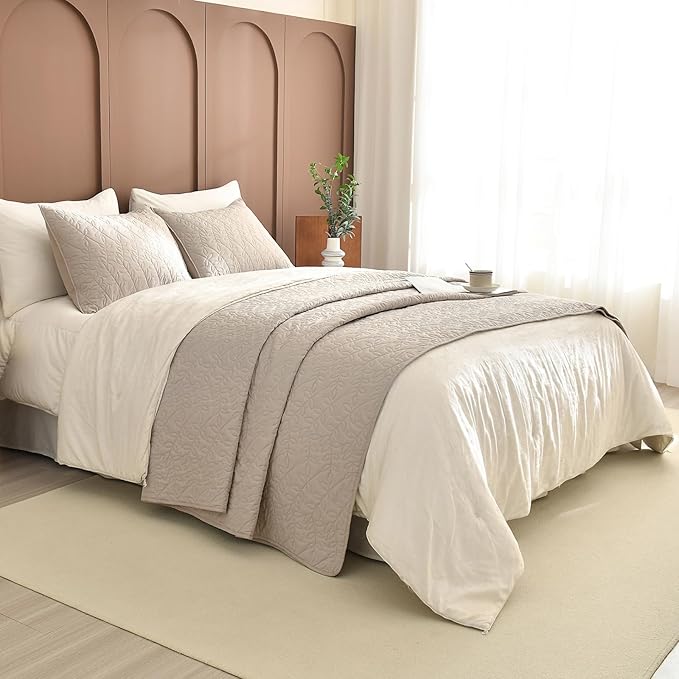 100% Cotton Bedding Set - King - 3 Piece