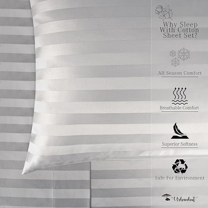 Bed Sheet Set - King - 16 in Deep Pocket - 4 Piece