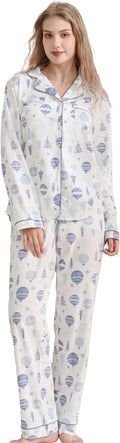 Women's 100% Cotton Pajama Set - Long Sleeve