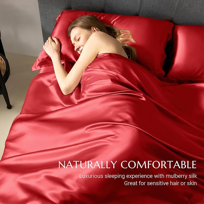 Mulberry Silk Duvet Cover - Queen