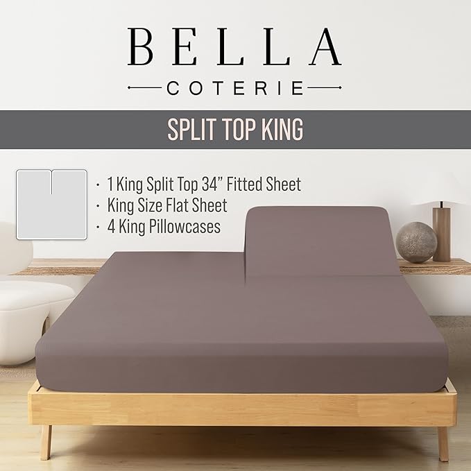 Bamboo Cooling Bed Sheet Set - King - 6 Piece