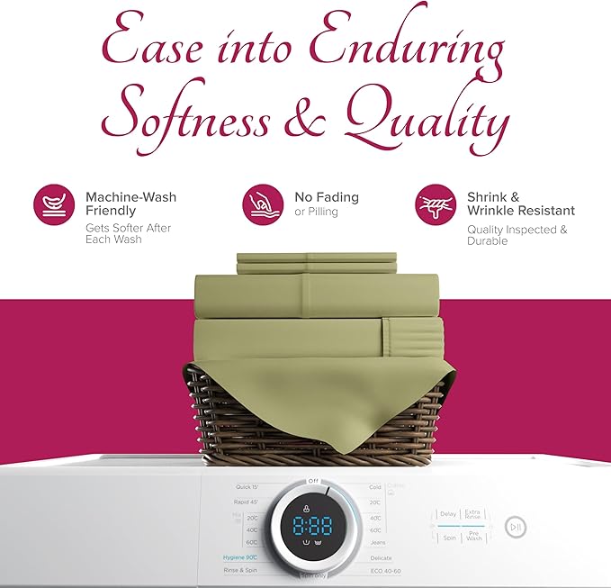 Linen Cooling Pillowcase Set - King - 2 Piece