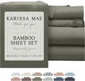 Bamboo Cooling Bed Sheet Set - Queen