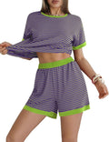 Shorts Pajama Set - Short Sleeve - 2 Piece