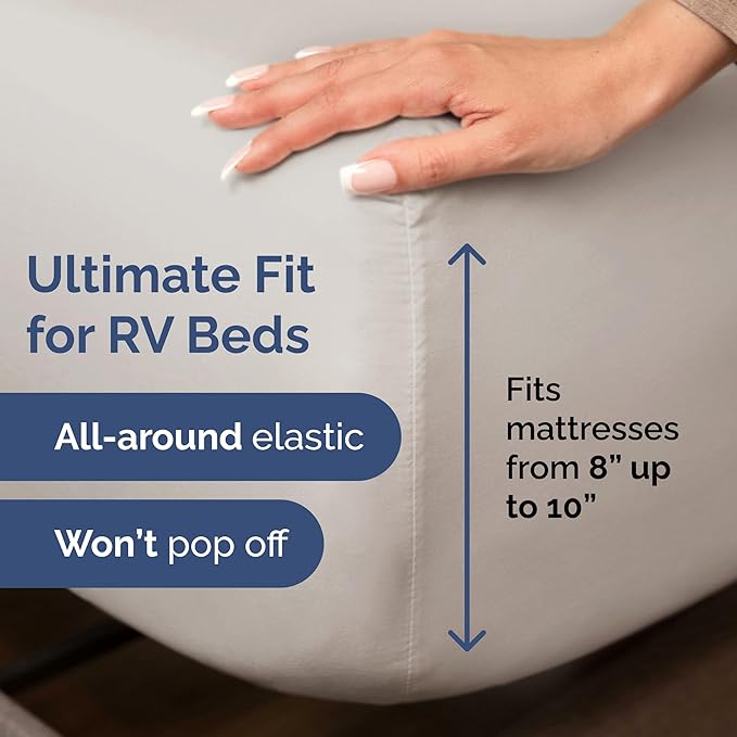 Cooling Bed Sheet Set - Queen - 4 Piece