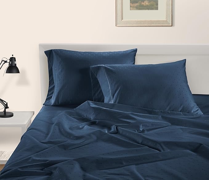 Linen Bed Sheet Set - 4 Piece