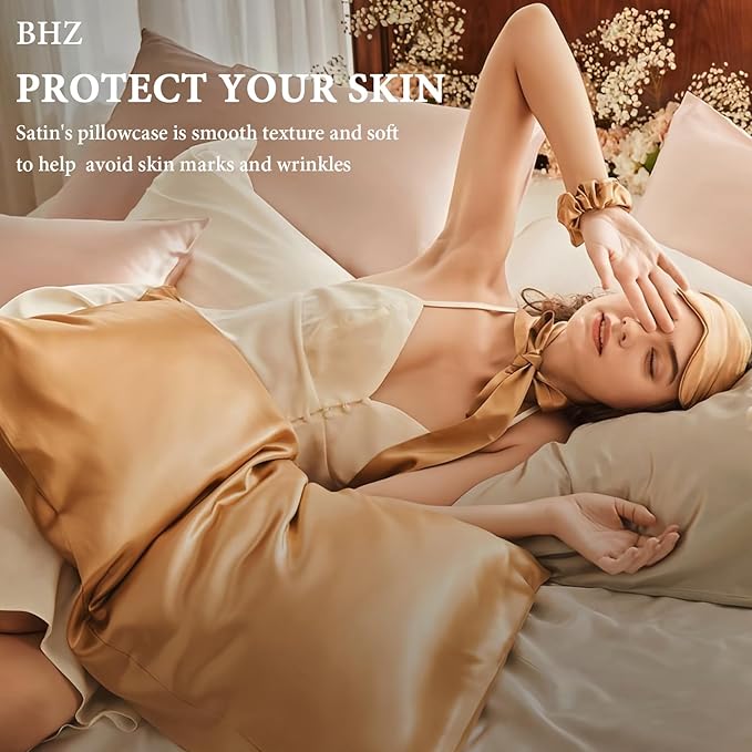 Satin Cooling Bed Pillow - Queen