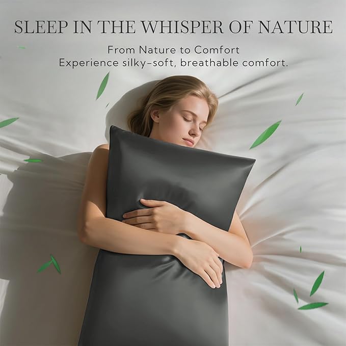 Bamboo Cooling Pillowcase Set - Queen - 2 Piece