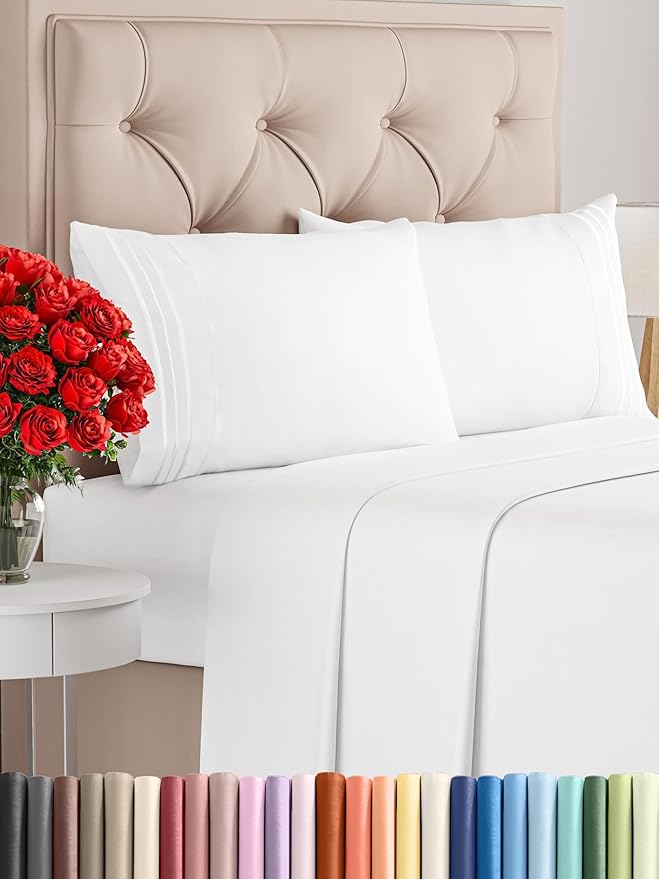 Cooling Bed Sheet Set - King - 4 Piece