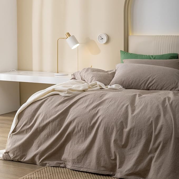 Linen Duvet Cover Set - King - 2 Piece