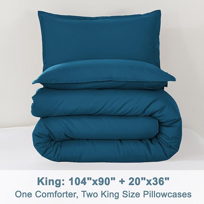 Comforter Set - King - 104 x 90 in - 3 Piece
