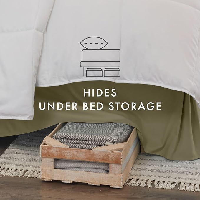 Linen Bed Skirt - Twin