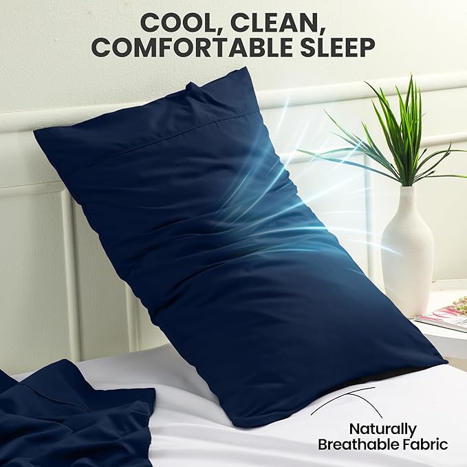 Microfiber Pillowcase - King - 20 x 36 in - 2 Pack