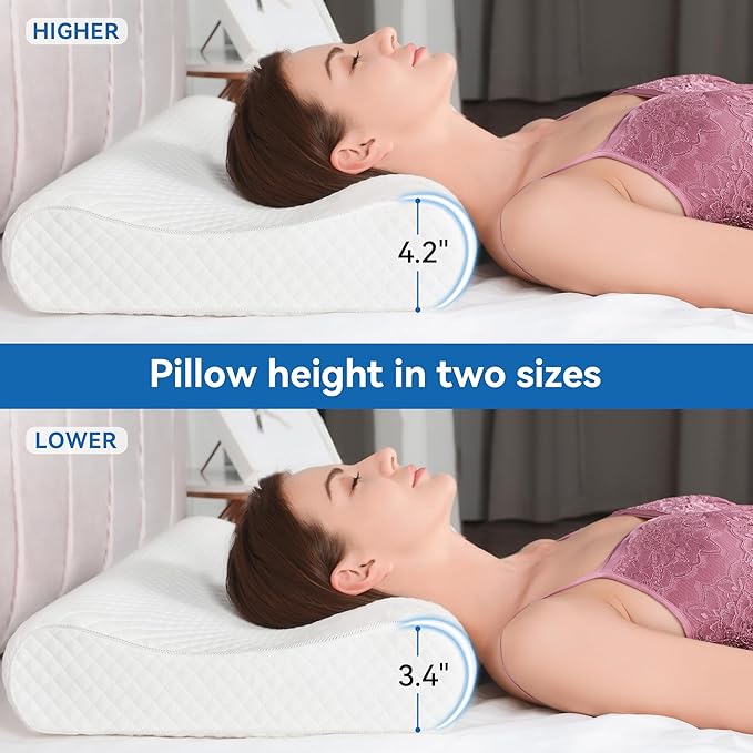 Memory Foam Orthopedic Bed Pillow
