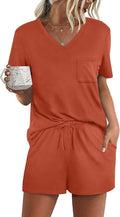 Women's Pajama Set - Short Sleeve - 2 Piece