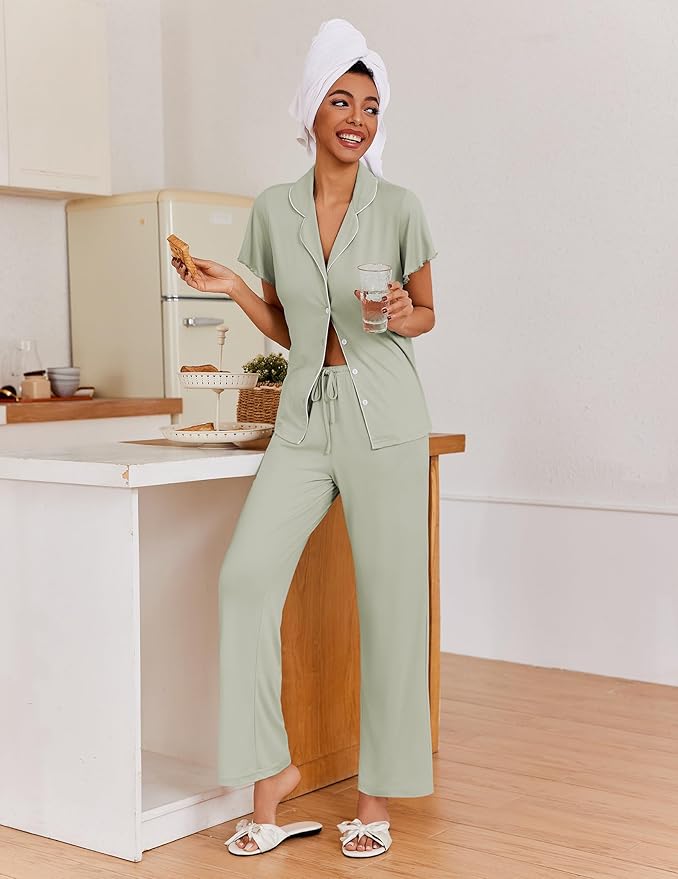 Women's Pants Pajama Set - 2 Piece