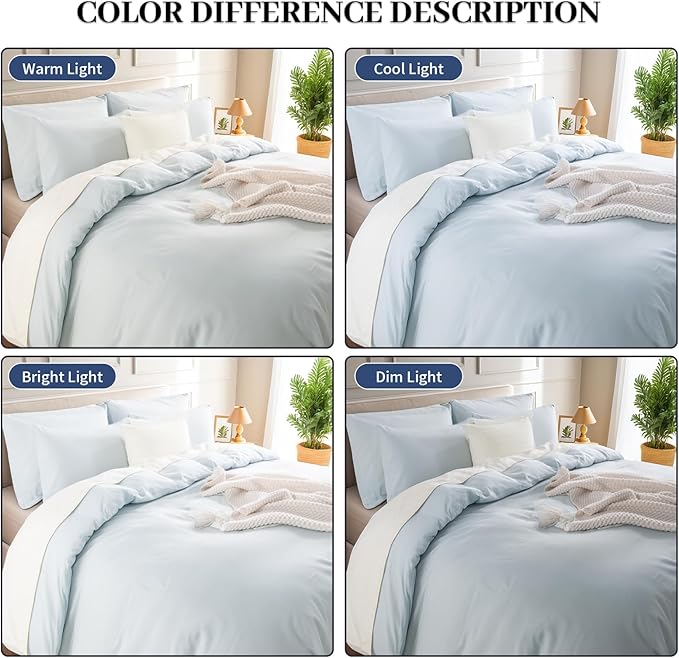 Linen Duvet Cover Set - Full - 3 Piece