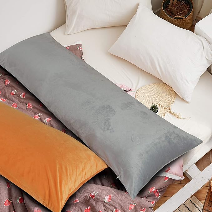 Flannel Pillowcase - 20 x 54 in