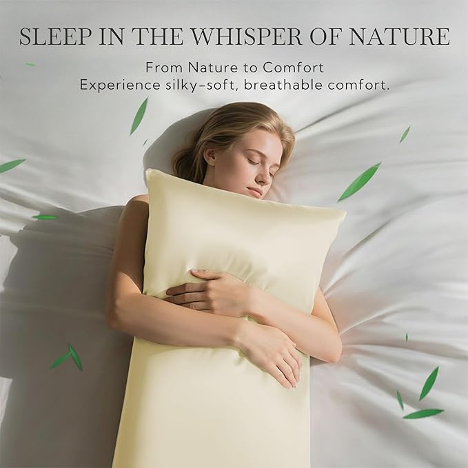 Bamboo Cooling Pillowcase Set - Queen - 2 Piece