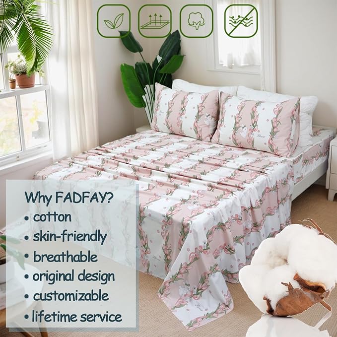 Bed Sheet Set - Twin XL - 4 Piece