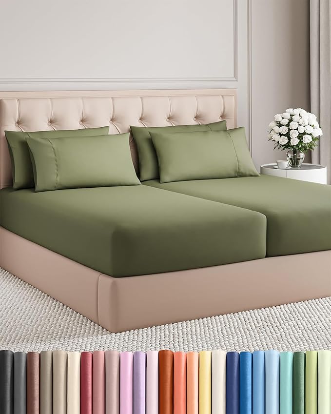 Cooling Bed Sheet Set - Split King - 7 Piece