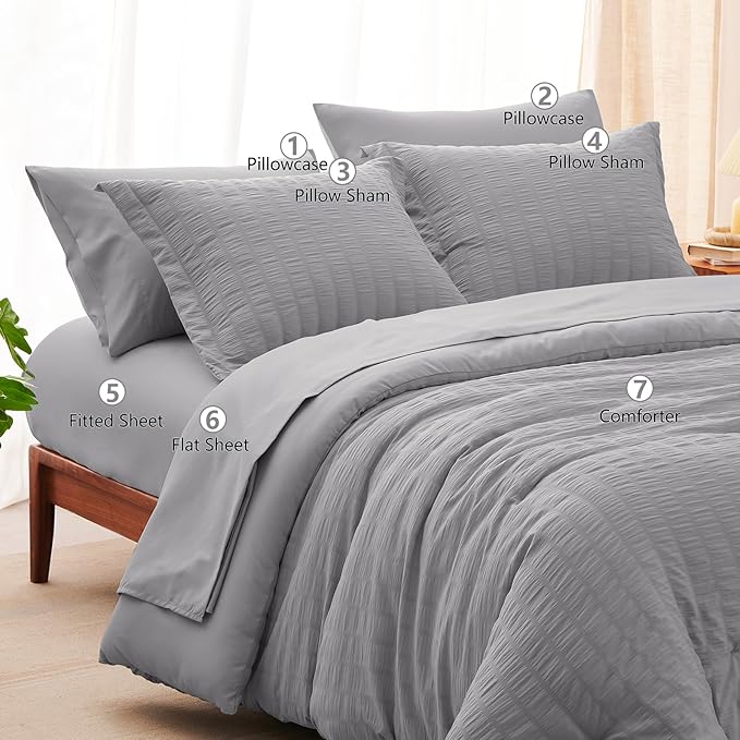 Down Alternative Comforter Set - Full - 7 Piece