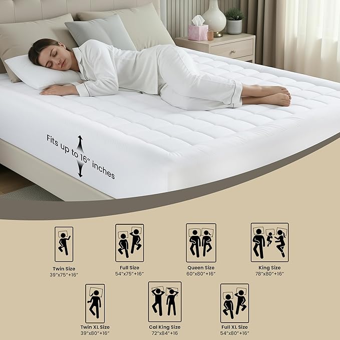 Mattress Pad - King - 78 x 80 in