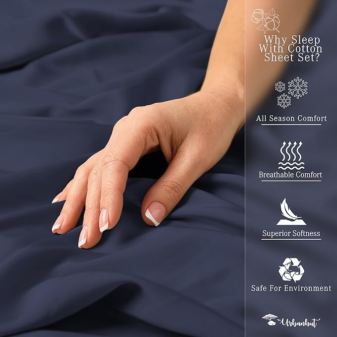 Bed Sheet Set - Queen - 16 in Deep Pocket - 4 Piece