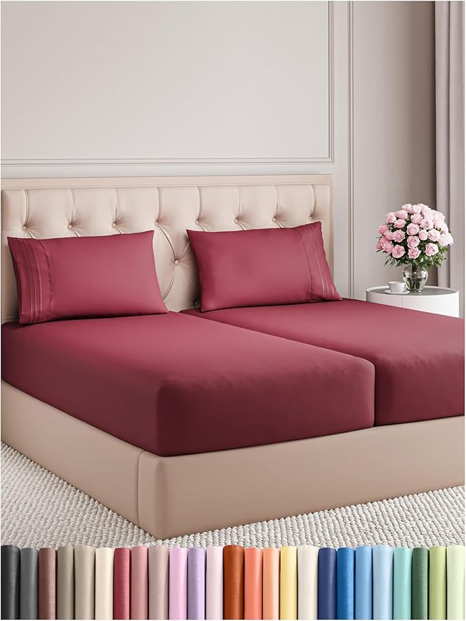Cooling Bed Sheet Set - Split King - 5 Piece