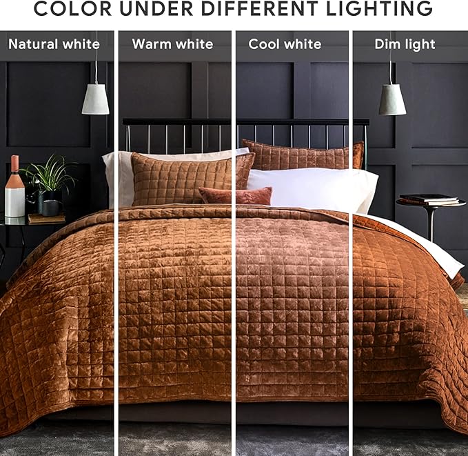 Velvet Quilt Set - King