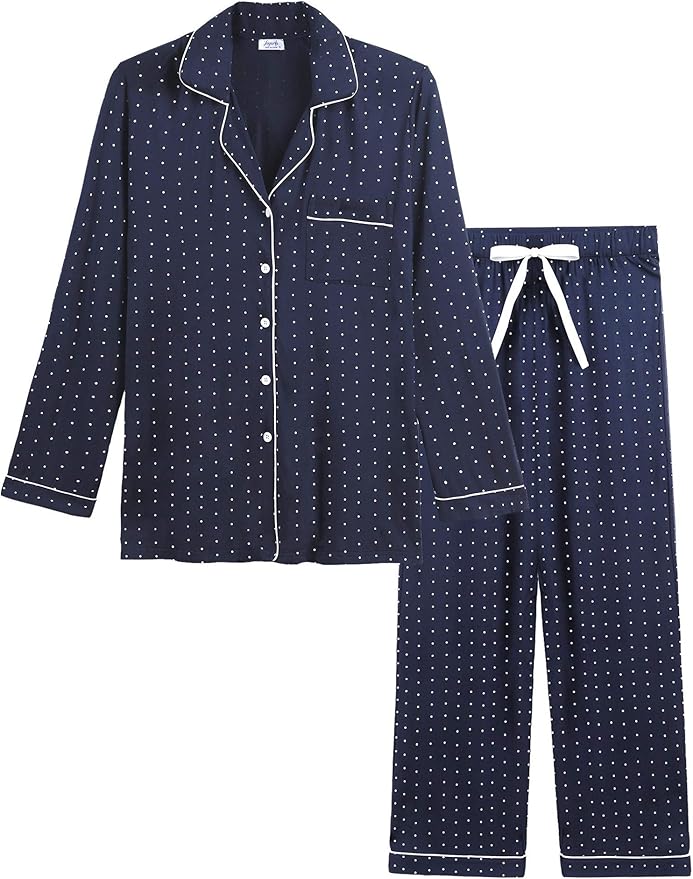 Women's Bamboo Cooling Pajama Set - Long Sleeve